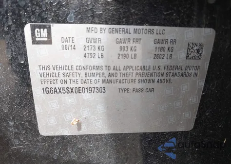 2014 Cadillac Cts Luxury from USA, damaged, VIN 1G6AX5SX0E0197303